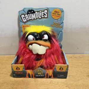 Skyrocket Grumblies Scorch Toy Interactive, Talks & Grumbles 2018 New Furry